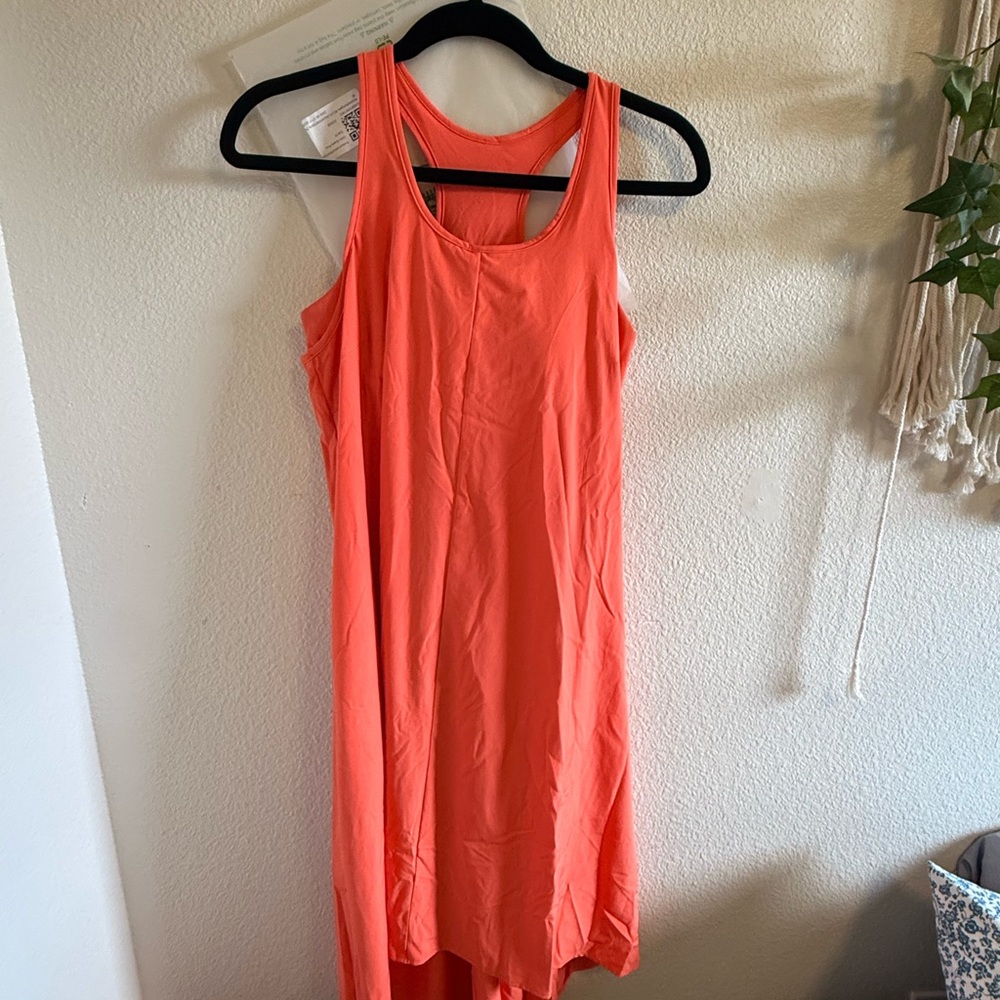 HALARA Coral High Low Dress
